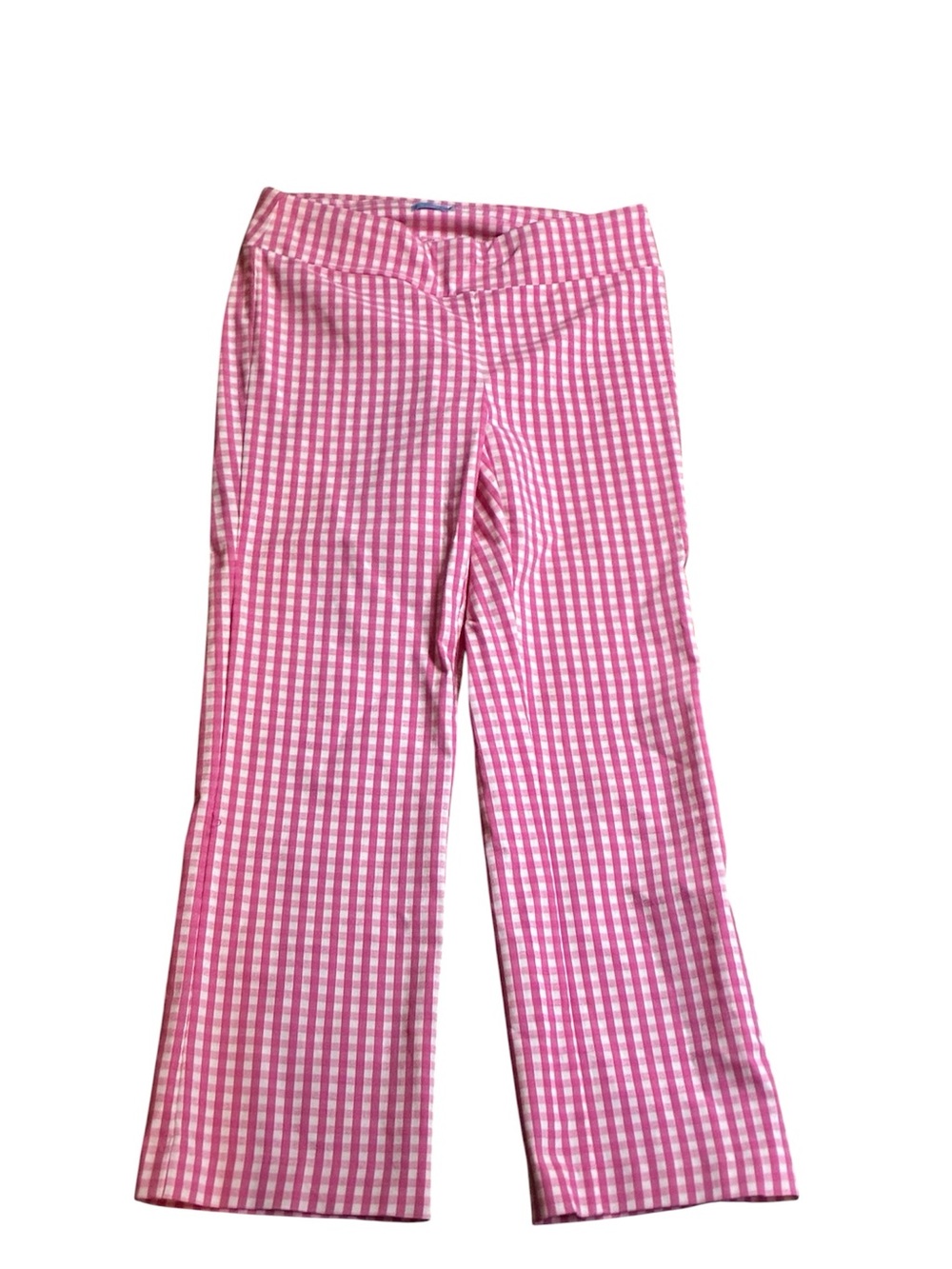 J. McLaughlin Pink Gingham Girls Pajama Pants